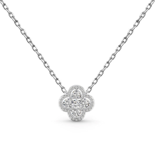 [Noble Jewelry]Spliced Lucky Four-Leaf Clover Versatile Necklace