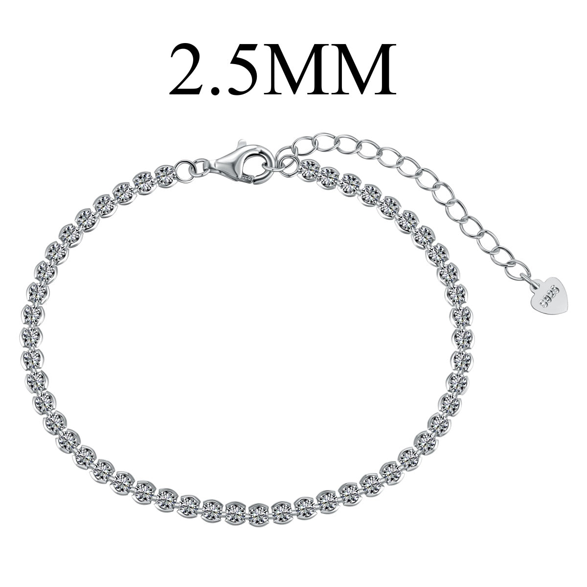 [Noble Jewelry]Dazzling Sparkling Round Cut Daily Bracelet