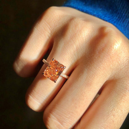 [Noble Jewelry]4.0 Carat Luxurious Engagement Ring