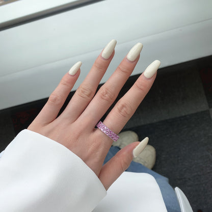 [Noble Jewelry]Sparkling Full Heart Ring