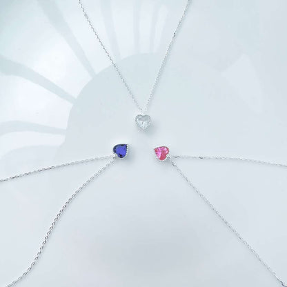 [Noble Jewelry]Ornate Heart Shape Necklace