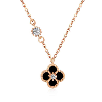 [Noble Jewelry]Delicate Flower Shape Necklace