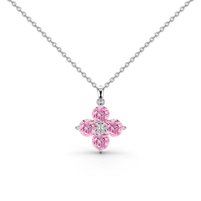 [Noble Jewelry]Four-Leaf Clover And Eight-Pointed Star Necklace