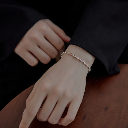 [Noble Jewelry]Sparkling Exquisite Round Cut Party Bracelet