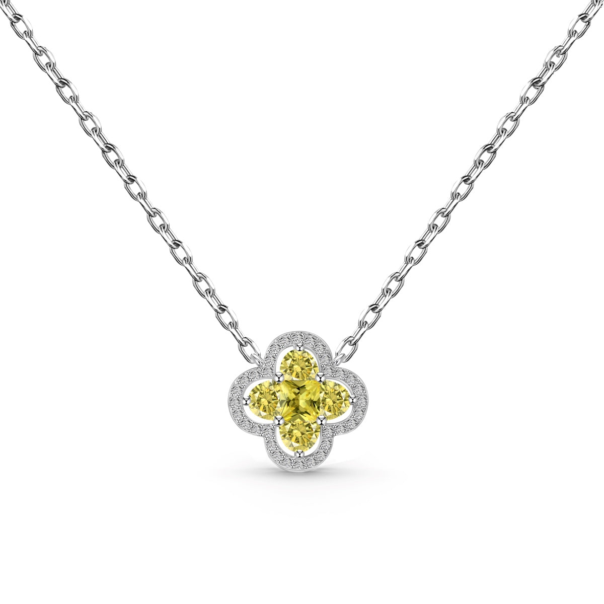 [Noble Jewelry]Spliced Lucky Four-Leaf Clover Versatile Necklace